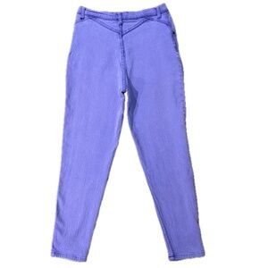 👖💿 STEFANO International Vintage 80s/90s No Back Pockets Purple Jeans | Sz 18